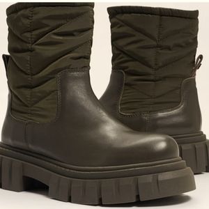 Sam Edelman Chunky Mid Calf Brown Boots Size 11